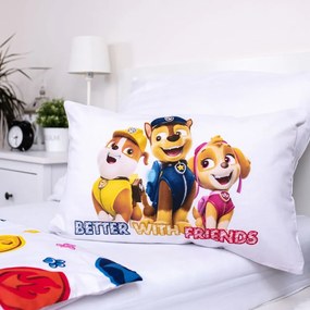 Pamut gyerek ágyneműhuzat babaágyhoz 100x135 cm Paw Patrol – Jerry Fabrics