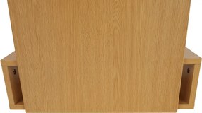 könyvespolc, tölgy , VEVEY