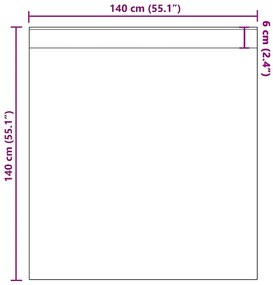 2 db fekete voile függönyök rúd zsebekkel