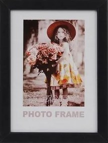 Fa képkeret A4 21x29,7 fekete