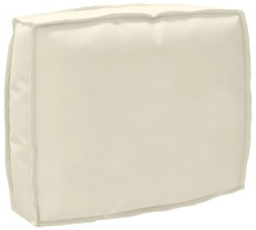 Raklap párna készlet 2 pcs Krém 50 x 50 x 12 cm Oxford szövet