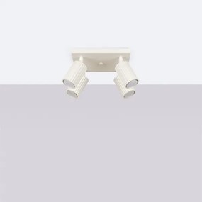 Sollux SL.1602 - Spotlámpa KARBON 4xGU10/10W/230V krémes