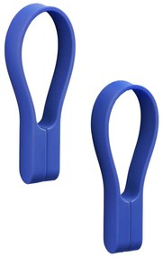 Kék szilikon akasztó szett 2 db-os Loop – Zone