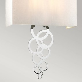 Elstead Lighting Rosa ROSA-LARGE-PC Fali lámpa 2x60W/E27