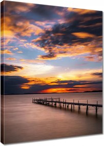 Vászonkép 30x40 Nyugati tó móló