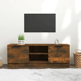 Füstös tölgy színű szerelt fa TV-szekrény 102 x 35 x 36,5 cm