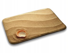 Fürdőszobaszőnyeg Homokos tengerpart 90x60 cm