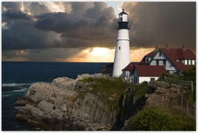 Poszterek 120x80 Világítótorony Tenger