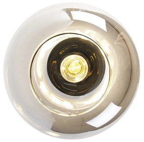 Okos mennyezeti lámpa fekete arannyal és füstüveggel, WiFi A60 - Zuzanna