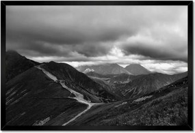 Poszterek keretben 60x40 Tátra Lengyel hegyek Kilátás