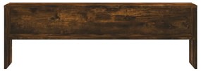 füstös tölgy színű szerelt fa TV-szekrény 120 x 40 x 40 cm