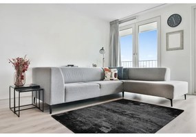 Sötétszürke gyapjú szőnyeg 200x300 cm Bran – Agnella