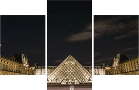 Kép - Louvre éjjel (90x60 cm)