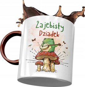 Bordó bögre Nagypapa napja Ajándék fényképes nyomtatással