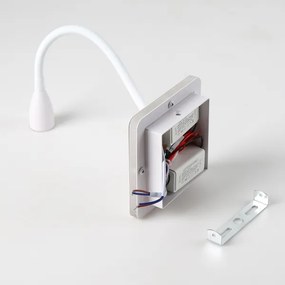 Brilagi - LED Rugalmas fali lámpa MAYA Double LED/4W/230V + LED/3W fehér