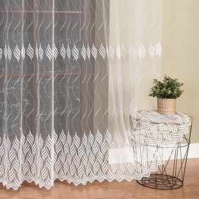 Függöny méteráru 280cm háló hímzett mintás hímzés finom könnycsepp 0,5m