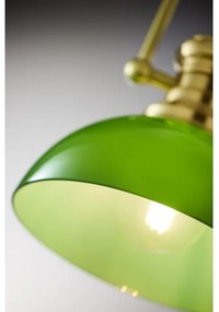 Jupiter 2073 - rúdra szerelt csillár PLATINO 1xE27/15W/230V zöld/arany