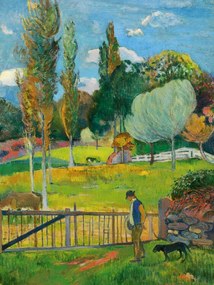 Reprodukció A Walk in The Park, Paul Gauguin