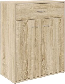 vidaXL sonoma tölgy színű szerelt fa tálalószekrény 60 x 30 x 75 cm