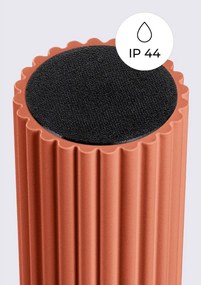 Narancssárga mennyezeti lámpa üveg búrával ø 12 cm Orbital – Sollux