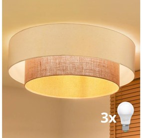 Brilagi - BOHO stílusú LED mennyezeti lámpatest 3xE27/15W/230V Ø 80 cm