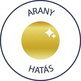 Matrica, 1 ív, 76x120 mm, AVERY ZWECKFORM, Z-Design No.52252, arany csillagok (AY52252)