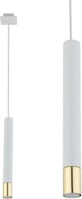 SIGMA LIGHTING 33386 SOPEL Hengeres Függesztett Lámpa Fehér, Arany GU11 IP20