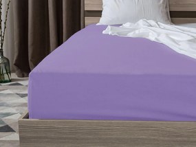 Jersey EXCLUSIVE világoslila lepedő 180x200 cm Grammsúly (rost sűrűség): Lux (190 g/m2)
