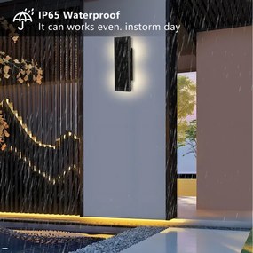 Brilagi - SUN napelemes LED fali lámpa, 2,5 W, 230 V, 30 cm, 2000 mAh, IP44