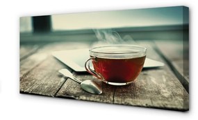 Canvas képek Hő egy teáskanál tea 100x50 cm