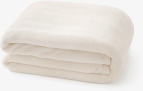 Goldea mikroplüss takaró deluxe - elefántcsont 150 x 200 cm