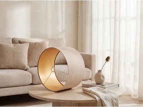 Univerzális STANDART E27 lámpabúra, 45 cm, bézs/arany
