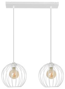 Csillár zsinóron MERCURE 2xE27/15W/230V fehér