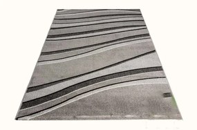 Andrews szürke modern szőnyeg 250 x 350 cm csíkos