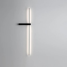 Viokef SLIM fali lámpa, fekete, beépített LED, 1000 lm, VIO-4222300