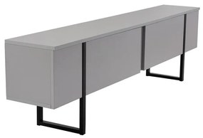 TV szekrény Serenity - Grey, Fekete