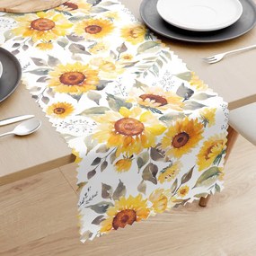 Goldea teflonbevonatú asztali futó - napraforgó virágok 35x180 cm