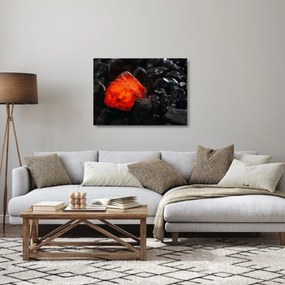 Kép - Izzó ásvány (üvegen) (70x50 cm)