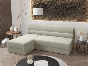 Sarok ülőgarnitúra Radiant L1 (tejszín) (B). 1062207