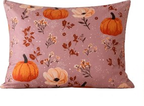 Mikroszálas párnahuzat PUMPKINS ROSAVIE 50x70 cm, régi rózsaszín