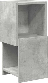 vidaXL Sarokszekrény Beton Szürke 25,5x25x55cm Faanyag