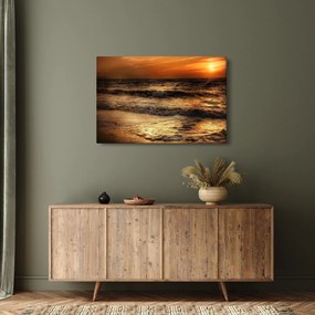 Kép - Hullámok a parton (90x60 cm)