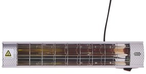 Ezüst Elektromos Alumínium Teraszfűtés 2000 Watt BROMO Beliani