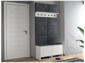 Előszobafal akasztós White/ Grey