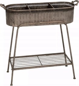 Virágágyás Álló Fém Virágtartó Állvány 70CM Otthoni Nappaliba Teraszra