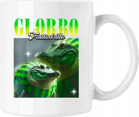 Bögre glorbo fruttodrillo krokodil 1 Fehér 330ml