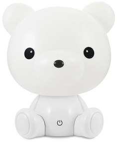 LED Szabályozható gyerek éjjeli lámpa 2,5W/230V fehér medve