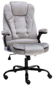 világosszürke bársony irodaszék