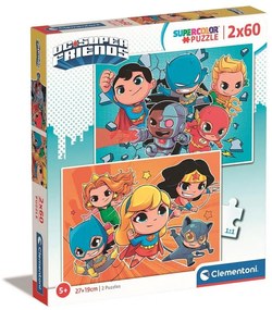 Gyerek puzzle - DC Super Friends - 2x60 db-os készlet