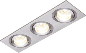 Endon TETRA 52405 Beépíthető spotlámpa 3x50W/GU10 IP20